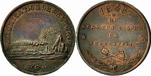 MEDAILLES D AFN 229 Medaille Colonisation de l'Algerie 1848